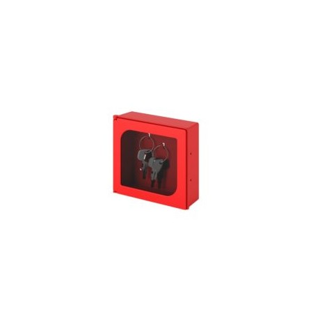 Atslēgu kastīte 1 atslēgai plastmasas, sarkana (13x12x4,5cm)