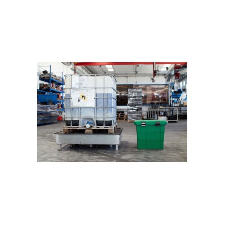 Konteineris plastmasas 655x520x570, 108L