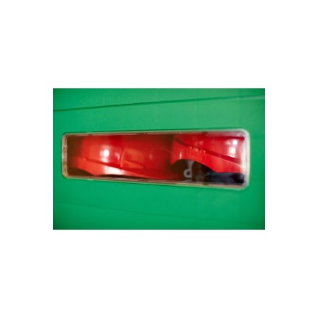 Plastikāta dubultā kaste ar stiklu, 616x735x270 mm