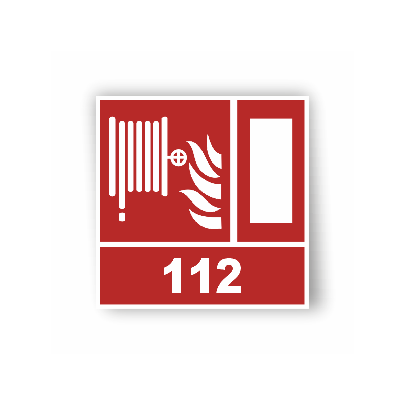 Luminiscējoša zīme “Ugunsdzēsības krāns+nr.+tel.”
