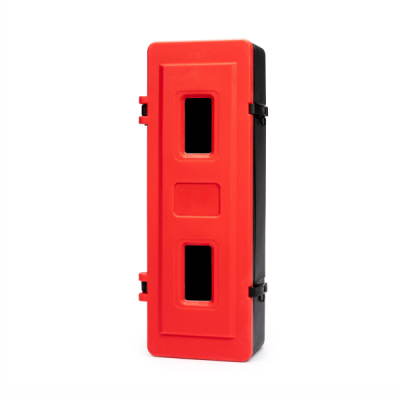 Plastikāta kaste, 9-12 kg ugunsdzēsības aparāta izvietošanai, 830x310x265 (ar stiklu)