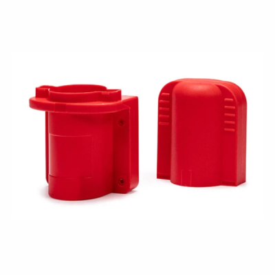 Plastikāta kaste 2kg pulvera ugunsdzēsības aparātam, 415x210x145 (ar noņemamu vāku)