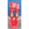 FireKart  Pārvietojams ugunsdzēsības stends (sarkans / plastikāta)