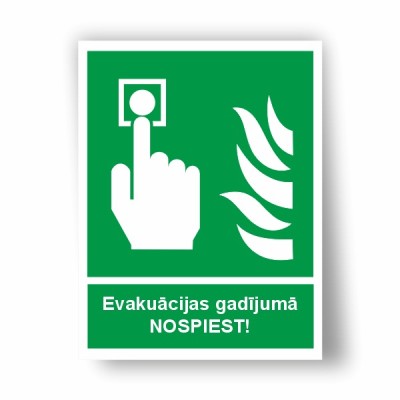 Luminiscējoša zīme...