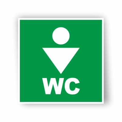 Zīme "WC kungiem"