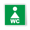 Zīme "WC dāmām"