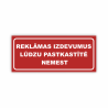 Zīme "Reklāmas izdevumus pastkastē lūgums nemest"
